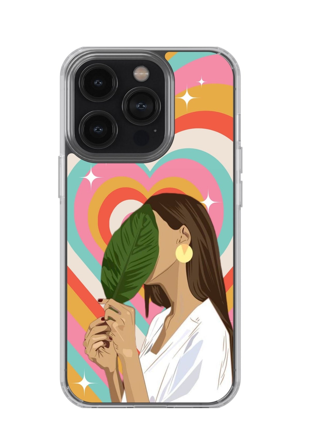 Leaf Girl Premium Clear case